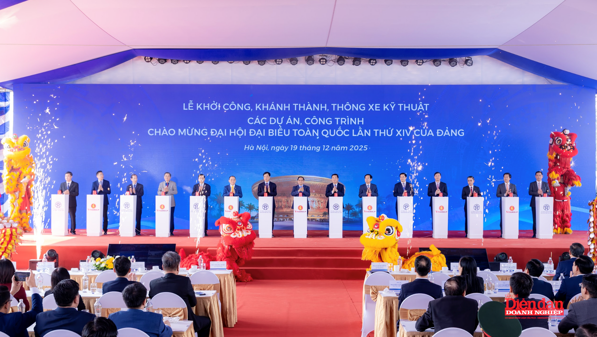 Vingroup đồng loạt khởi động 11 dự án lớn trên toàn quốc