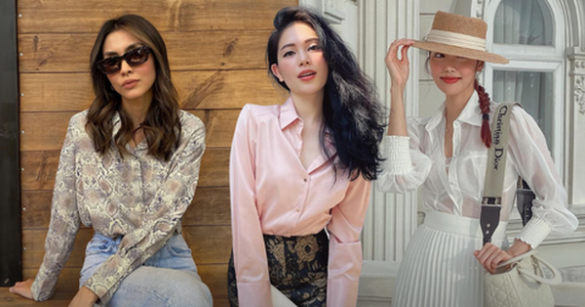 4 chiêu diện áo sơ mi sành điệu