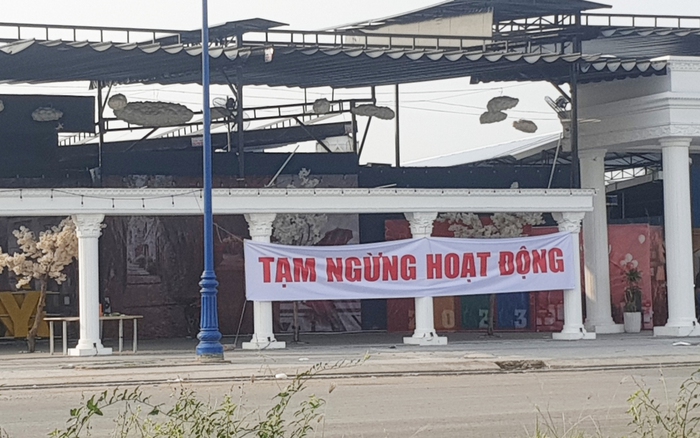 Nhà hàng Sân Bay xây không phép trên đất lúa đã tạm ngừng hoạt động