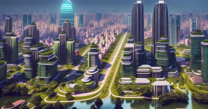 AI tưởng tượng Hà Nội sẽ ra sao vào năm 2100?