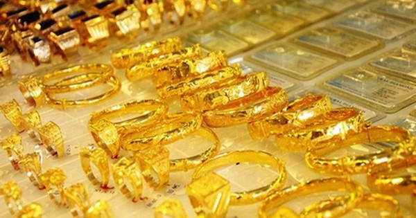 Giá vàng đảo chiều giảm mạnh phiên giao dịch cuối của tuần