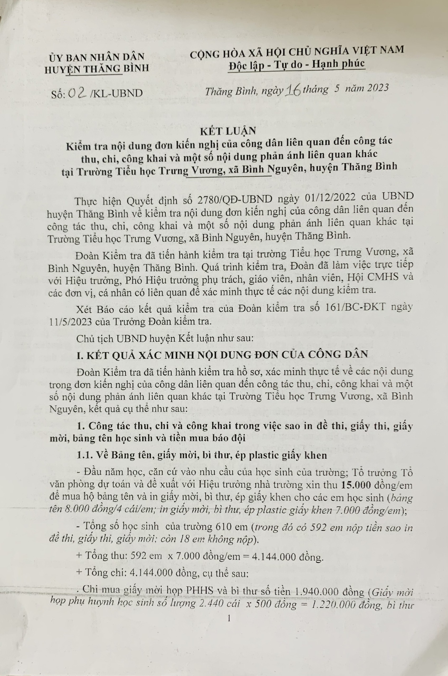 Vụ học sinh nằm chiếu rách ở Quảng Nam, phát hiện thêm sai phạm