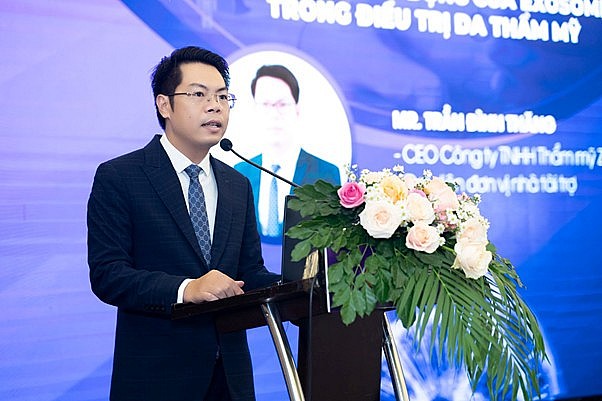 Mr. Trần Đình Thăng, CEO Công ty Zacy, đại diện đơn vị tài trợ phát biểu tại hội thảo.http//suckhoeviet.org.vn Mr. Trần Đình Thăng, CEO Công ty Zacy, đại diện đơn vị tài trợ phát biểu tại hội thảo.http//suckhoeviet.org.vn