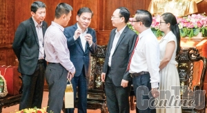 Bí thư Thành ủy tiếp và làm việc với Chủ tịch VSIP Group