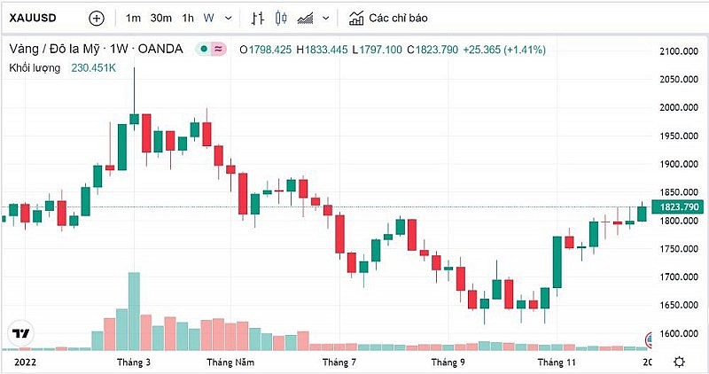 Giá vàng hôm nay 3/1: Vàng trong nước ổn định