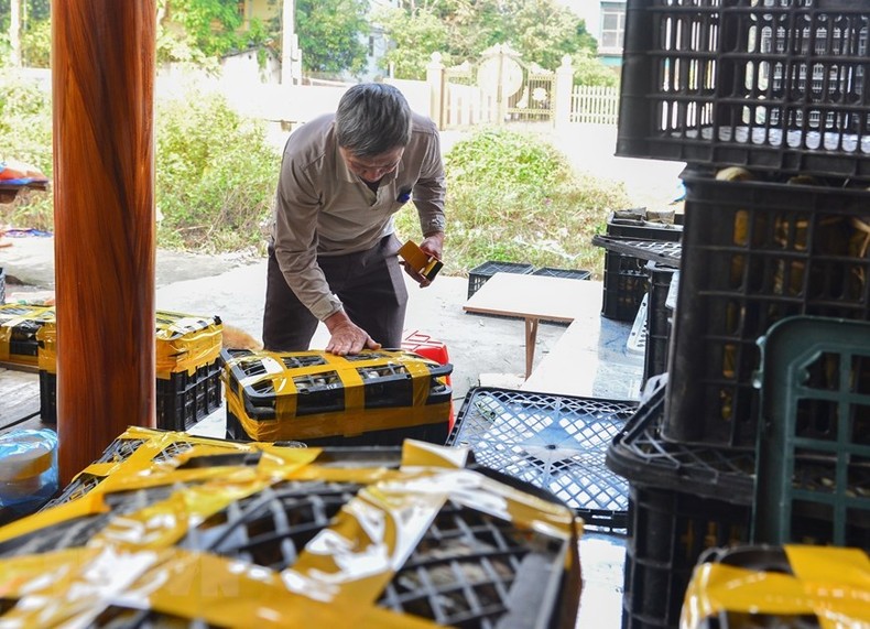 [Ảnh] Làng nghề bánh chưng gù Bản Tùy ở Hà Giang tất bật cho vụ Tết ảnh 5