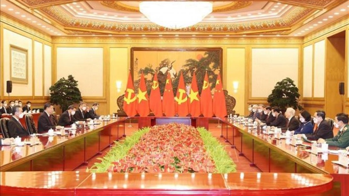 Tổng Bí thư Nguyễn Phú Trọng hội đàm với Tổng Bí thư, Chủ tịch nước Tập Cận Bình - 1