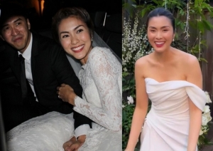 Tăng Thanh Hà lại làm cô dâu lần nữa, nhan sắc 10 năm sinh 3 con vẫn đẹp chuẩn ngọc nữ