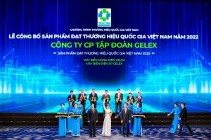 GELEX và các đơn vị thành viên đạt giải thưởng Thương hiệu quốc gia năm 2022