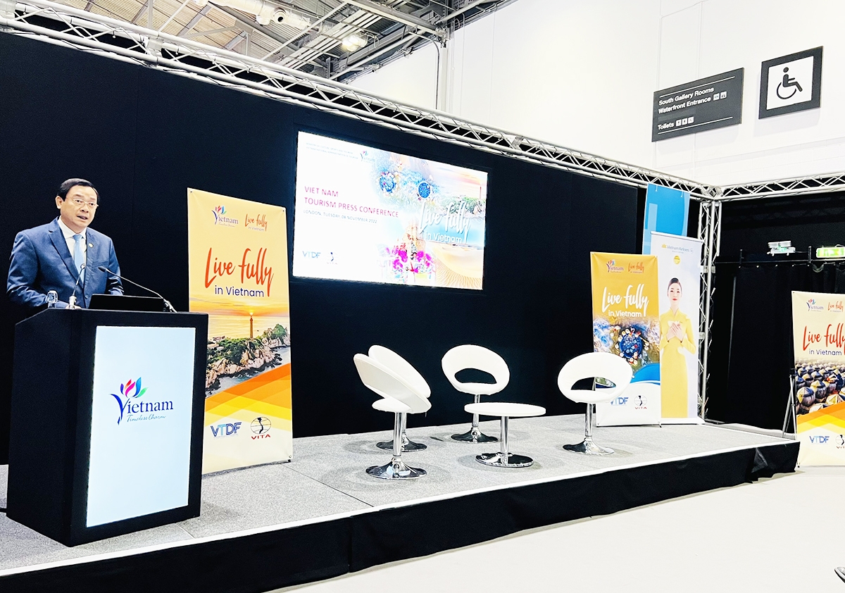 Quảng bá đậm nét hình ảnh du lịch Việt Nam tại WTM London 2022