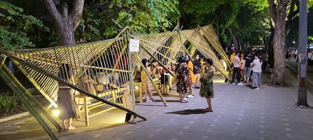 Điểm nhấn không gian tre trúc tại Lễ hội Thiết kế sáng tạo Hà Nội 2022 Điểm nhấn không gian tre trúc tại Lễ hội Thiết kế sáng tạo Hà Nội 2022 - ảnh 1