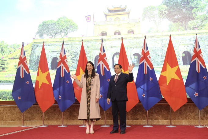 Lễ đón Thủ tướng New Zealand thăm chính thức Việt Nam - 8