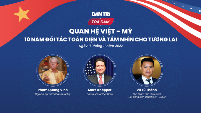 Tọa đàm quan hệ Việt - Mỹ: 10 năm đối tác toàn diện và tầm nhìn cho tương lai - 1 Tọa đàm quan hệ Việt - Mỹ: 10 năm đối tác toàn diện và tầm nhìn cho tương lai - 1
