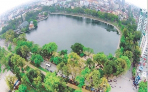 Tổ chức không gian phố đi bộ khu vực hồ Thiền Quang - Công viên Thống Nhất thành 2 giai đoạn