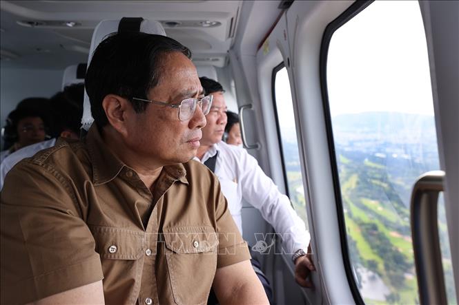 Thủ tướng Phạm Minh Chính khảo sát vùng Đông Nam Bộ Chú thích ảnh