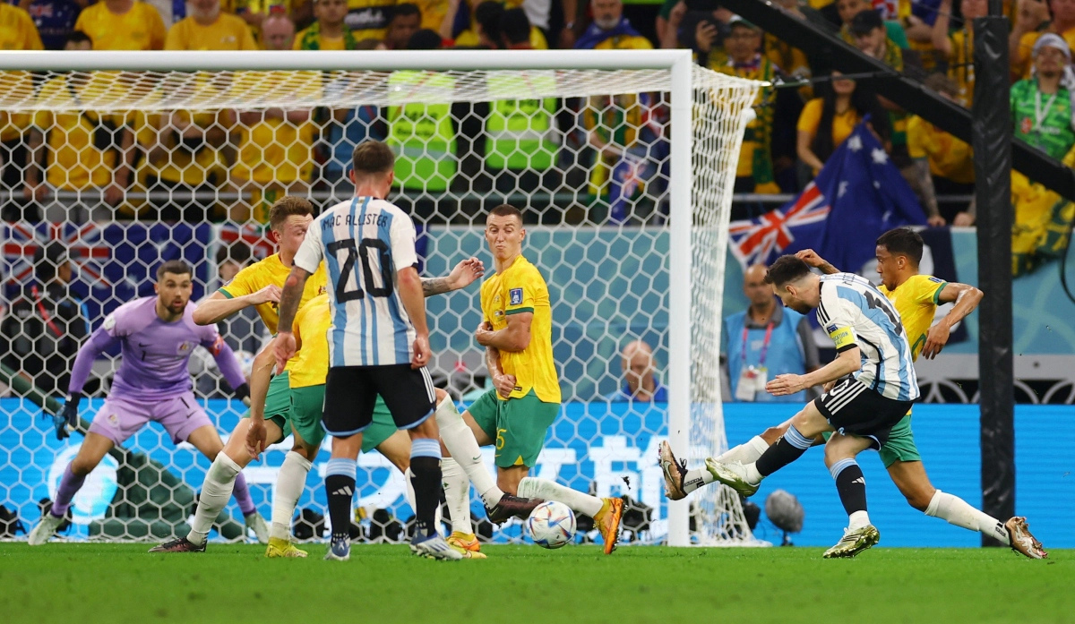 Argentina vs Australia 2-1: Nét vẽ của thiên tài Messi ở World Cup 2022  - Ảnh 2.