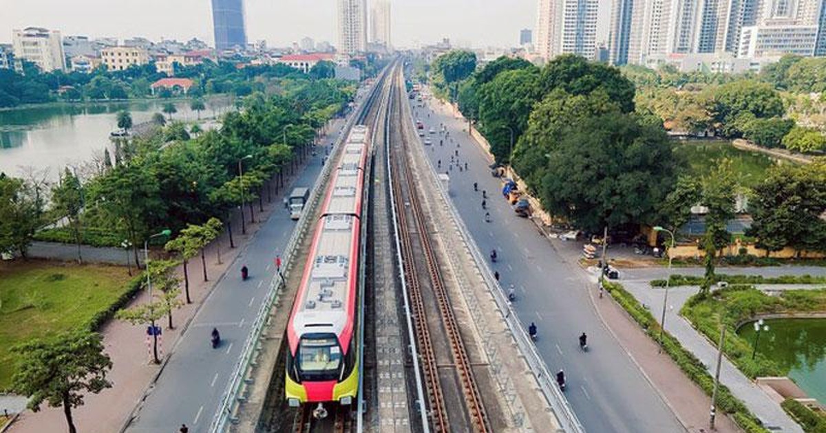 Bắt đầu chạy thử đoạn trên cao tuyến đường sắt đô thị Nhổn-Ga Hà Nội Bắt đầu chạy thử đoạn trên cao tuyến đường sắt đô thị Nhổn-Ga Hà Nội