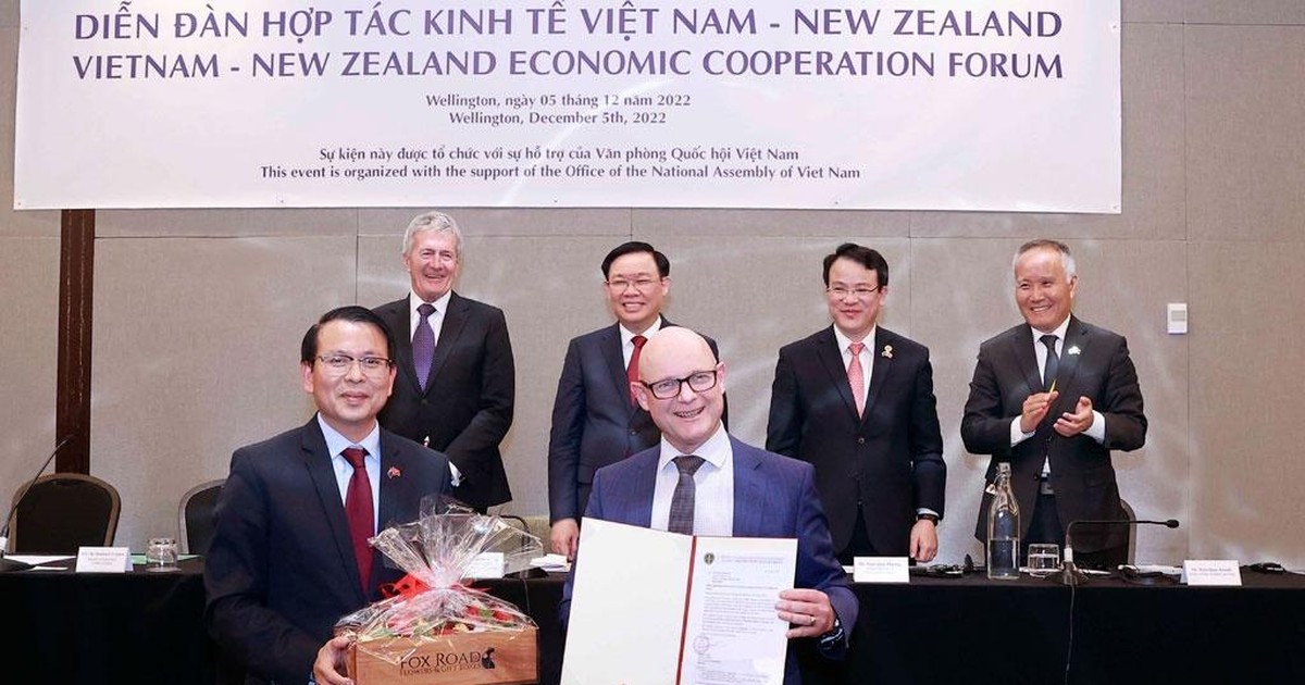 Chủ tịch Quốc hội Vương Đình Huệ dự Diễn đàn Hợp tác kinh tế Việt Nam-New Zealand
