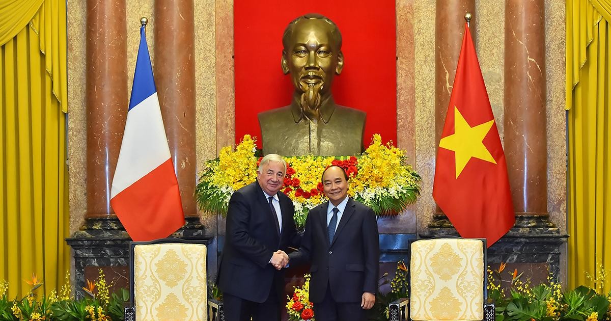 Chủ tịch nước tiếp Chủ tịch Thượng viện Cộng hòa Pháp