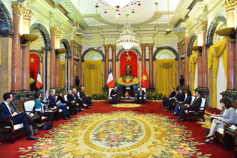 Chủ tịch nước tiếp Chủ tịch Thượng viện Cộng hòa Pháp ảnh 1