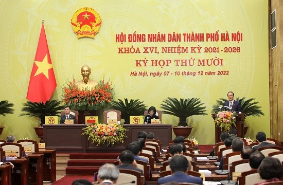 Bế mạc kỳ họp thứ 10 Hội đồng Nhân dân thành phố Hà Nội khóa XVI Bế mạc kỳ họp thứ 10 Hội đồng Nhân dân thành phố Hà Nội khóa XVI