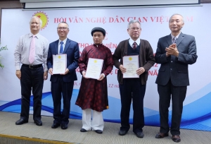 37 công trình, tác phẩm được trao Giải thưởng Văn nghệ dân gian năm 2022