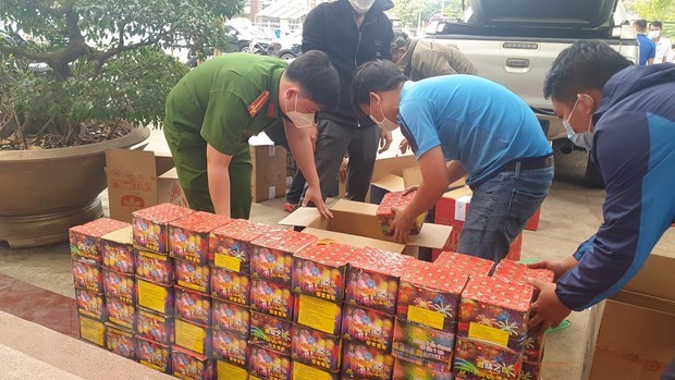 Tây Ninh: Bắt giữ thêm hơn 600kg pháo nhập lậu qua biên giới