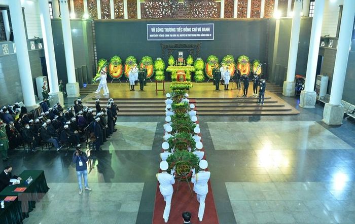 Lễ tang nguyên Trưởng ban Kinh tế Trung ương Vũ Oanh