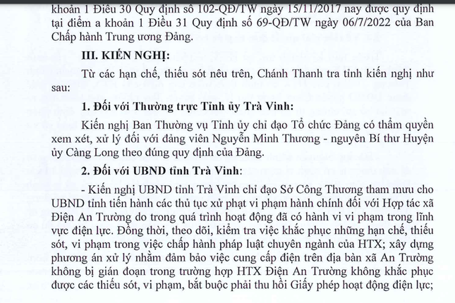 TRÀ VINH: Phát hiện chủ tịch kiêm giám đốc 'xài chùa' điện nhiều năm Phát hiện chủ tịch kiêm giám đốc 'xài chùa' điện nhiều năm ảnh 1