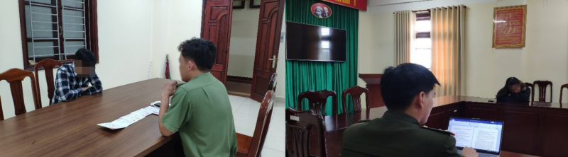 Công an tỉnh Lâm Đồng triệu tập, làm việc với các trường hợp rao bán Giấy mời. Ảnh: CACC Công an tỉnh Lâm Đồng triệu tập, làm việc với các trường hợp rao bán Giấy mời. Ảnh: CACC