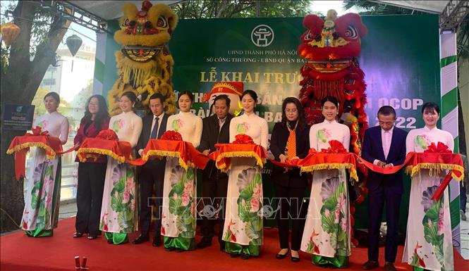 Hà Nội: Khai trương Điểm giới thiệu và bán sản phẩm OCOP tại quận Ba Đình Chú thích ảnh