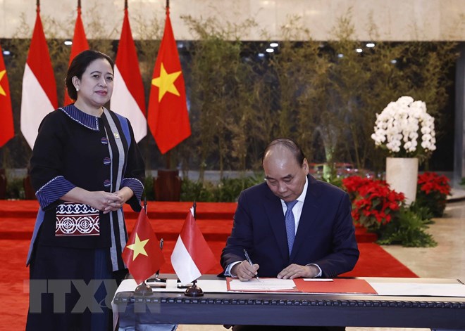 Chủ tịch nước: Quan hệ Việt Nam-Indonesia ngày càng phát triển mạnh mẽ