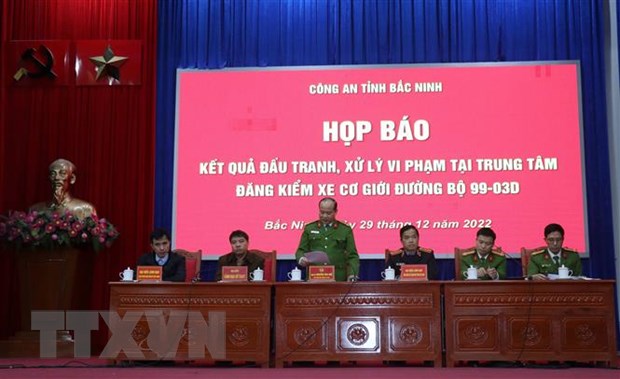 Bắc Ninh: Khởi tố 14 bị can tại Trung tâm Đăng kiểm xe cơ giới đường bộ 99-03D Bắc Ninh: Khởi tố 14 bị can tại Trung tâm Đăng kiểm xe cơ giới đường bộ 99-03D