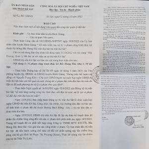 Bình Giang-Hải Dương: Cần làm rõ trách nhiệm sai phạm đất đai ở thị trấn Kẻ Sặt