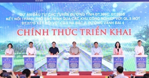 Thủ tướng dự lễ khởi công 3 tuyến đường có ý nghĩa lớn với Bắc Ninh và Hà Nội