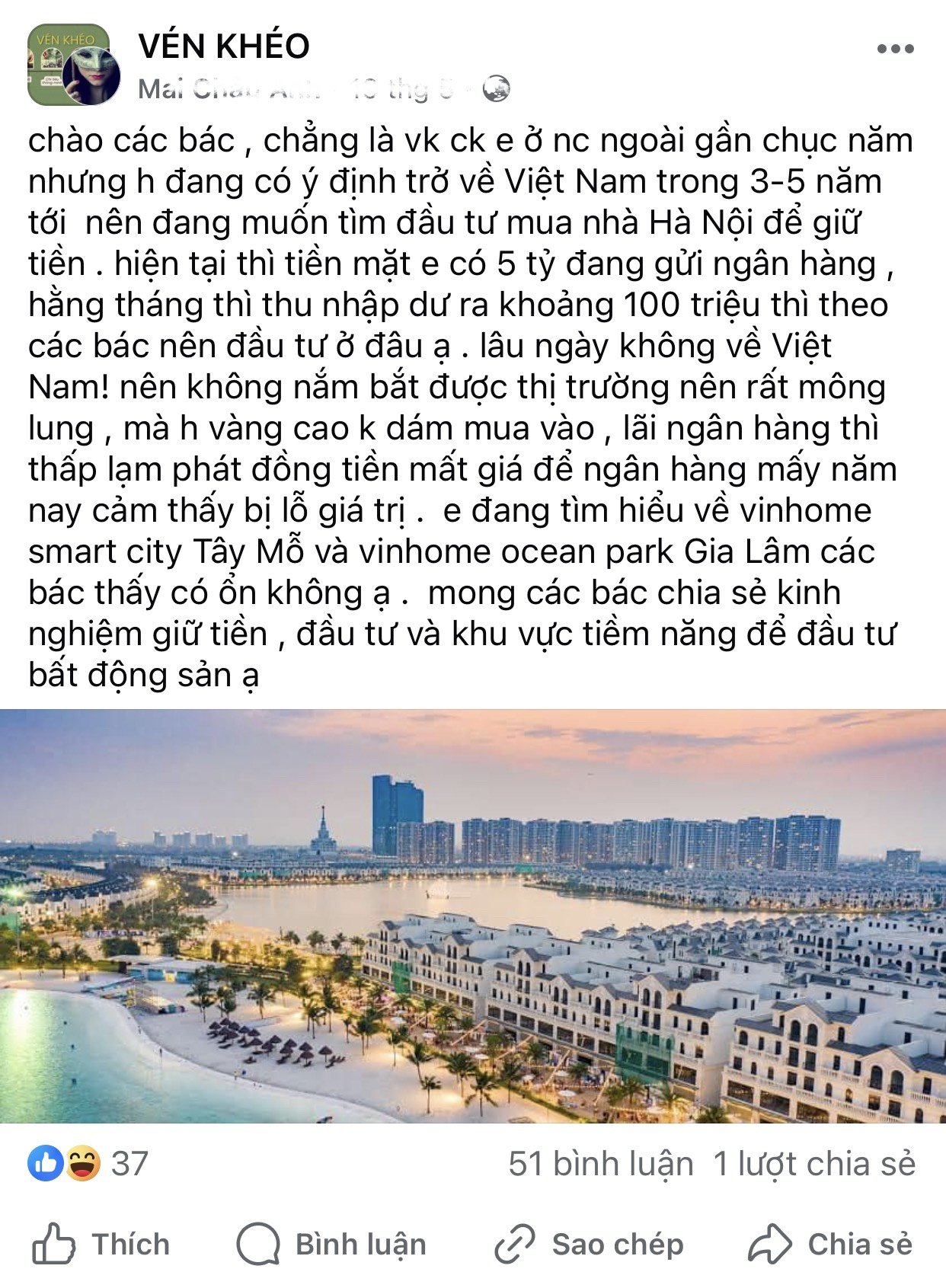 Năm năm nữa, cầm 5 tỷ về Việt Nam có mua nổi nhà Hà Nội? Năm năm nữa, cầm 5 tỷ về Việt Nam có mua nổi nhà Hà Nội?