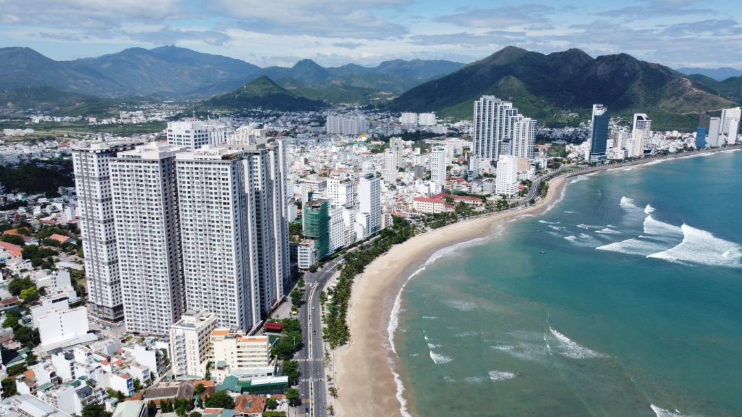 Căn hộ du lịch sẽ được cấp giấy chứng nhận Chú thích ảnh: Dự án Mường Thanh Viễn Triều có hơn 1.000 căn hộ du lịch chưa được cấp giấy chứng nhận.