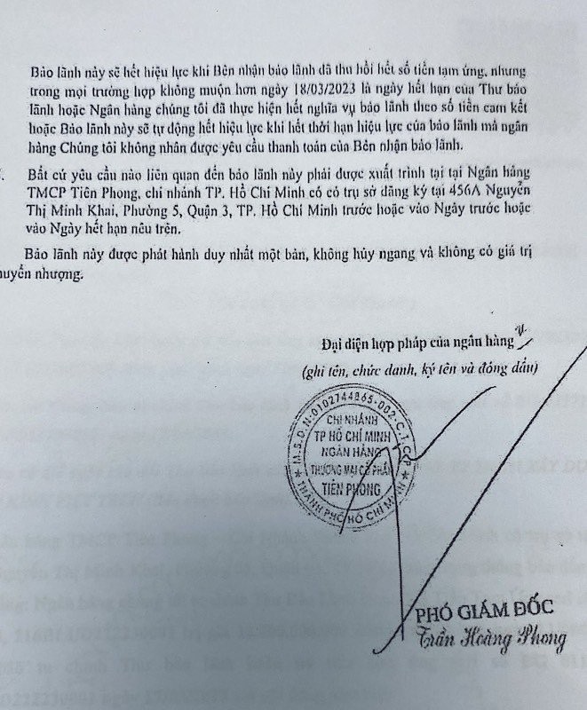 TPBank thu gần 289 tỷ đồng từ nghiệp vụ bảo lãnh, 'ôm' hơn 43.000 tỷ đồng nghĩa vụ nợ tiềm ẩn TPBank thu gần 289 tỷ đồng từ nghiệp vụ bảo lãnh, 'ôm' hơn 43.000 tỷ đồng nghĩa vụ nợ tiềm ẩn