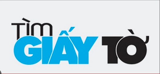 Thông báo tìm giấy tờ rơi