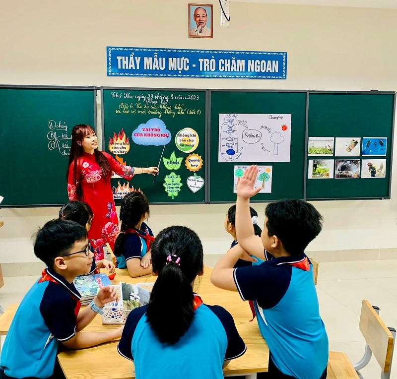 Hà Nội: Học sinh lớp 4 thích thú học kỹ năng sống thông qua môn học STEM