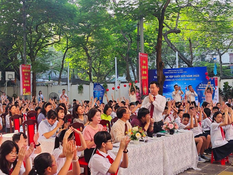 Quận Ba Đình khai mạc Tuần lễ hưởng ứng học tập suốt đời năm 2023 Quận Ba Đình khai mạc Tuần lễ hưởng ứng học tập suốt đời năm 2023