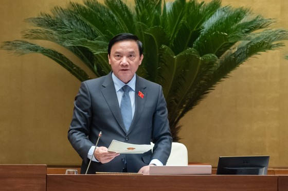 Phó Chủ tịch Quốc hội Nguyễn Khắc Định điều hành phiên thảo luận ảnh 1 Phó Chủ tịch Quốc hội Nguyễn Khắc Định điều hành phiên thảo luận ảnh 1