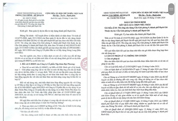 Gói thầu cầu Giải phóng 9 (Kiên Giang): Nhà thầu kiến nghị nhiều vấn đề cần làm sáng tỏ