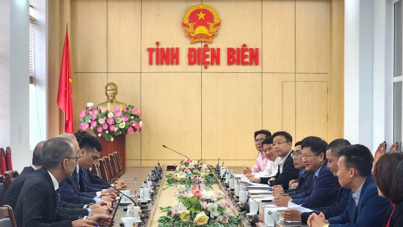 Điện Biên: UBND tỉnh làm việc về phát triển các dự án điện gió tại Điện Biên