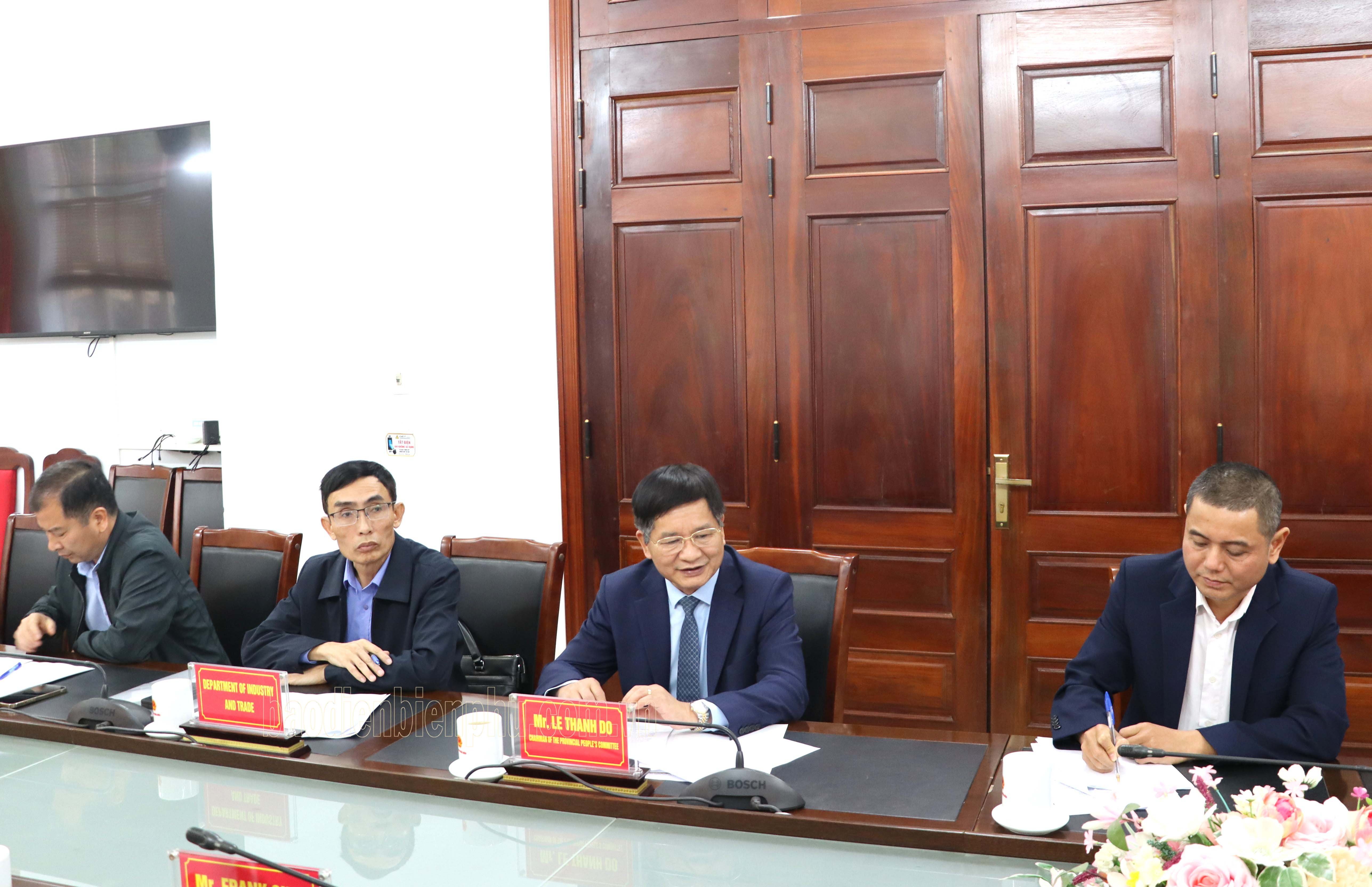 Điện Biên: UBND tỉnh làm việc về phát triển các dự án điện gió tại Điện Biên Điện Biên: UBND tỉnh làm việc về phát triển các dự án điện gió tại Điện Biên