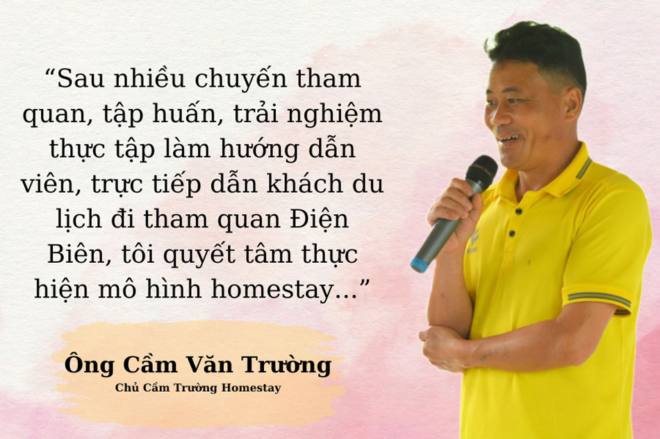 Điện Biên: Cầm Trường Homestay: Can đảm vượt ra “vùng an toàn”