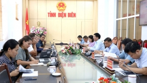 Điện Biên: Chủ tịch UBND tỉnh Lê Thành Đô làm việc với đoàn công tác của AFD
