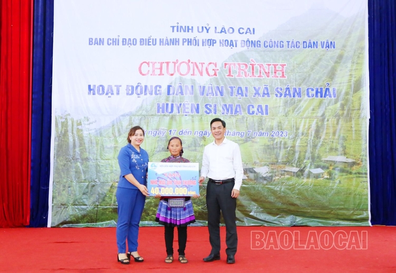 Lào Cai: Nhiều hoạt động dân vận tại xã Sán Chải, huyện Si Ma Cai Lào Cai: Nhiều hoạt động dân vận tại xã Sán Chải, huyện Si Ma Cai