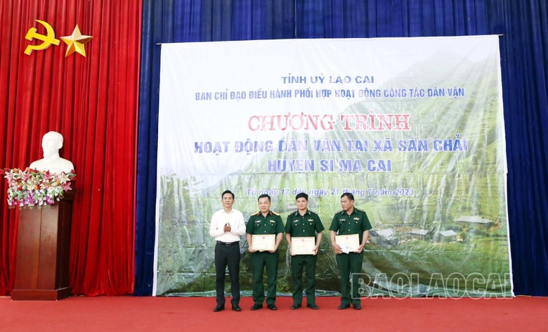 Lào Cai: Nhiều hoạt động dân vận tại xã Sán Chải, huyện Si Ma Cai Lào Cai: Nhiều hoạt động dân vận tại xã Sán Chải, huyện Si Ma Cai