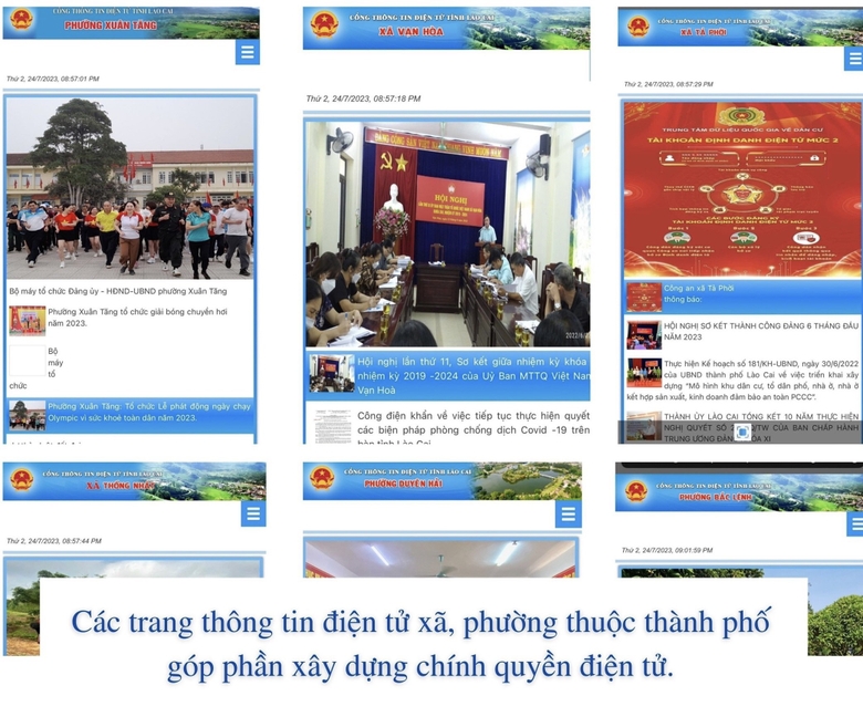 Lào Cai: Nâng cao hiệu quả hoạt động trang thông tin điện tử xã, phường